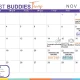 Monthly Events Calendar