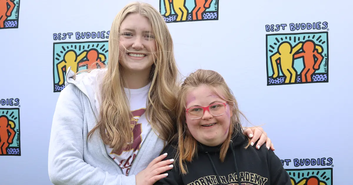 Sami & Brookes at a Friendship walk event