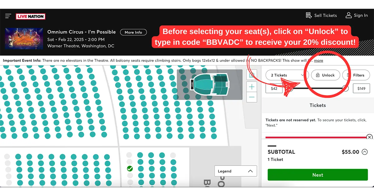 2024 BBVADC Omnium Circus Seating