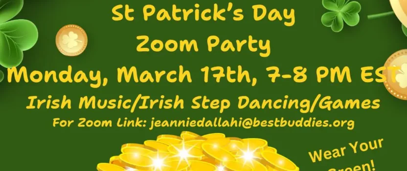 BBNH St Patrick’s Day Zoom Party